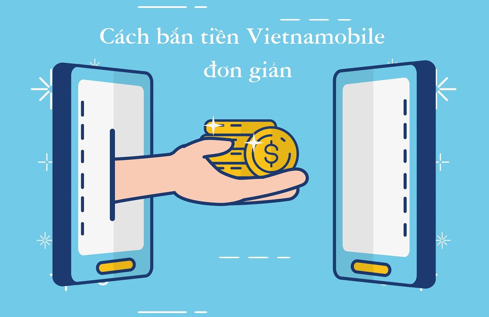 Cách bắn tiền Vietnamobile cho thuê bao khác