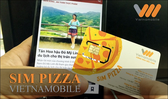 SIM Pizza Vietnamobile – Ưu đãi cực hot tha hồ mix vị