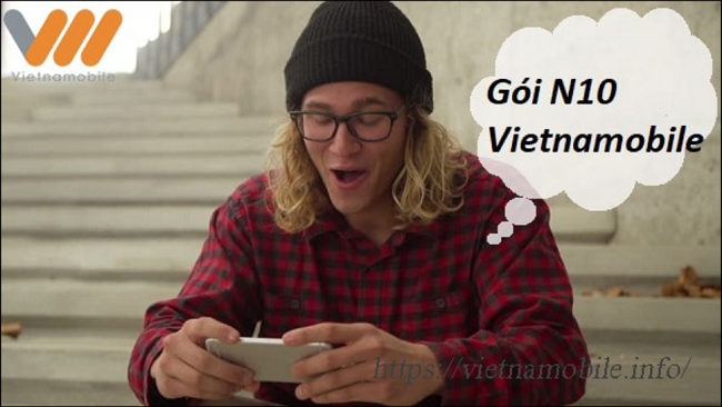 Đăng ký gói N10 Vietnamobile truy cập suốt cả tuần
