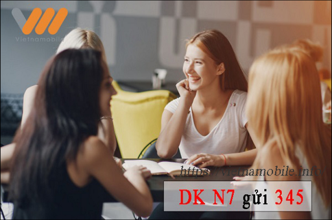 Đăng ký gói N7 Vietnamobile siêu ưu đãi miễn phí Data đêm