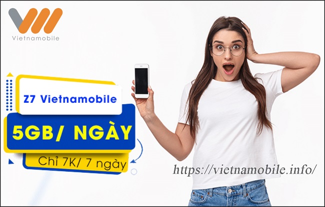 Gói Z7 Vietnamobile 7 ngày khuyến mãi 35GB truy cập Zoom