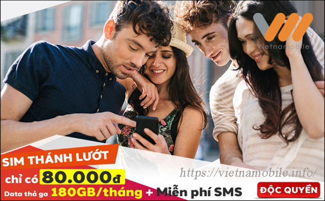 SIM Thánh Lướt Vietnamobile ưu đãi 6GB data tha hồ lướt web